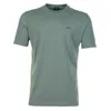 Hugo Boss Tee T Shirt 358 Open Green In Gold