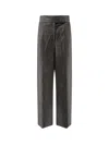 Hugo Boss Telda Viscose And Virgin Wool Trousers