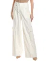 Hugo Boss Womens Pocket Cotton Ankle Pants In White