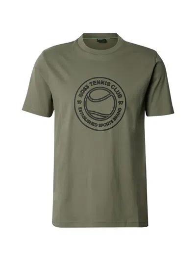 Hugo Boss Tennis Club T-shirt In Green