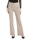 Hugo Boss Teana Wool Trouser In Brown