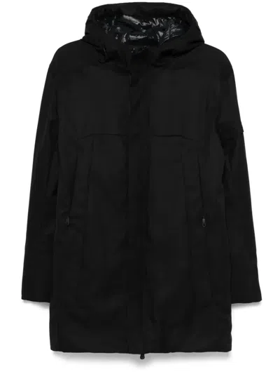 Hugo Boss Terra Coat In Black