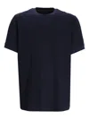 Hugo Boss X David Beckham Taut 73 Short Sleeve Crewneck Tee In Blue
