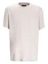 Hugo Boss T-shirt Boss Uomo Colore Beige In Multi