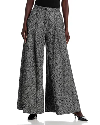 Hugo Boss Tetosa Wide Leg Pants In Gray