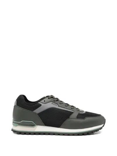 Hugo Boss Textile Sneaker In Black
