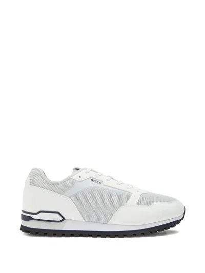 Hugo Boss Textile Sneakers In White