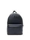 Hugo Boss Textured Backpack In Black