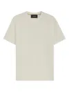 Hugo Boss Regular-fit Sweater In Cotton And Silk In White