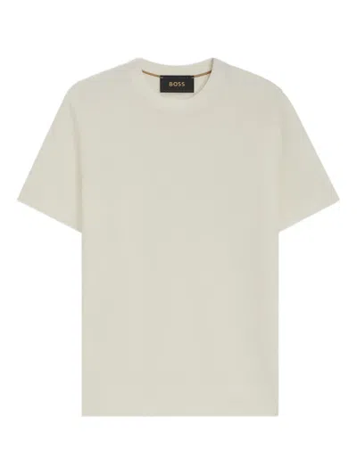 HUGO BOSS TEXTURED CREW-NECK T-SHIRT