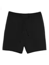 Hugo Boss Textured Drawstring Shorts In Black