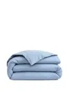 Hugo Boss Textured Duvet Cover In Blue