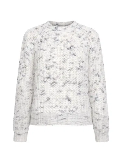Hugo Boss Textured Jumper In White