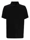 Hugo Boss Short Sleeve Polo Knit Sweater In Black