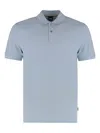 Hugo Boss Textured Polo Shirt In Blue
