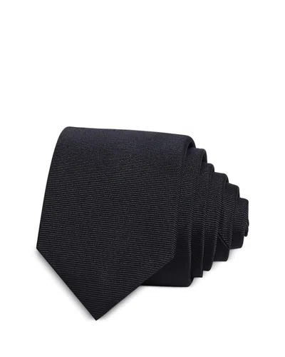 Hugo Boss Textured Skinny Tie In Black