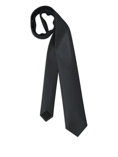 Hugo Boss Textured Tie In Black