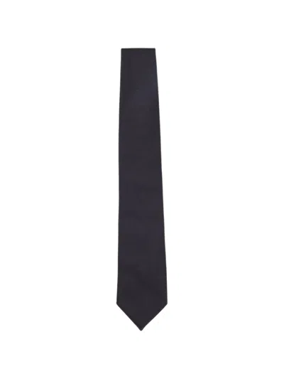 Hugo Boss Textured-finish Tie In Neutral