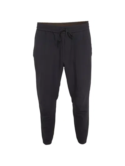 Pre-owned Hugo Boss T-flex Drawstring Track Pants In Blue