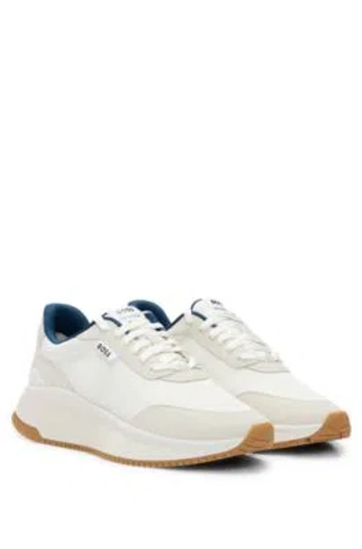 Hugo Boss The Change Sneakers In Light Beige