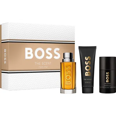HUGO BOSS HUGO BOSS THE SCENT EAU DE TOILETTE SET $174 VALUE