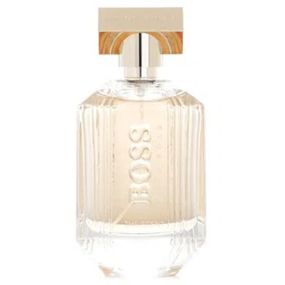 Hugo Boss The Scent Women's Eau De Parfum 3.3 oz Spray In Transparent