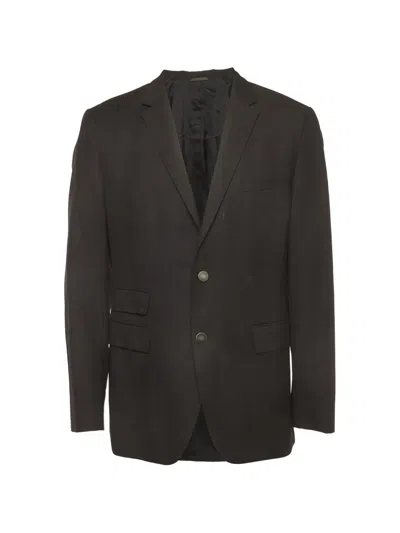 Pre-owned Hugo Boss The Transit Single-breasted Blazer In Black