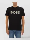 Hugo Boss Boss Tiburt 354 Logo Print T Shirt In Black