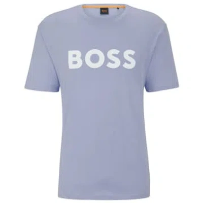 Hugo Boss Thinking 1 Logo T-shirt In Grey