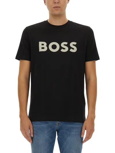Hugo Boss Thinking 1 T-shirt In Black