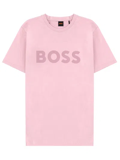 Hugo Boss "thinking 1" T-shirt In Pink