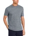 Hugo Boss Thompson Short Sleeve Heathered Tee In Black