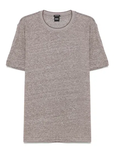 Hugo Boss Thompson T-shirt In Brown