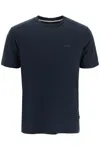 Hugo Boss Boss Thompson T Shirt In Dark Blue (blue)