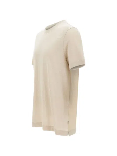 Hugo Boss Thompson T-shirt In Neutral