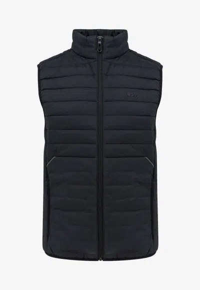 Hugo Boss Thor Down Vest In Blue