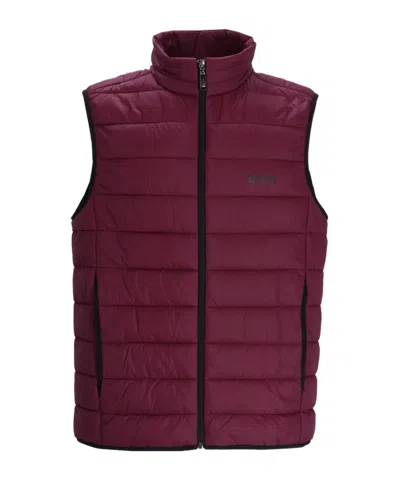 Hugo Boss Thor Padded Gilet In Red