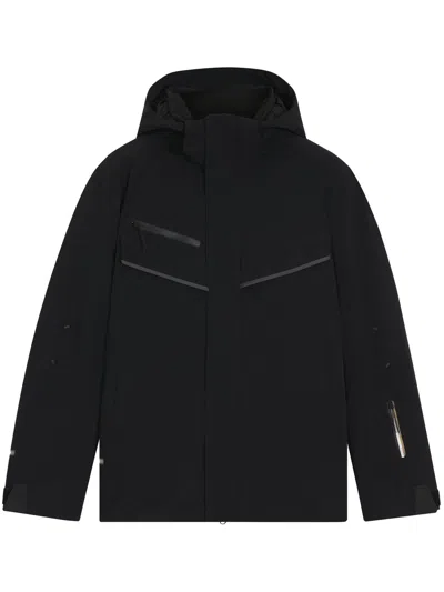 Hugo Boss Long-sleeved Casual Jacket In Black