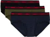 Hugo Boss Three-pack Multicolor Briefs In 308-dark Green