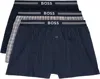Hugo Boss Three-pack Multicolor Cotton Boxers In 275 Light Beige
