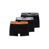 Hugo Boss Three-pack Of Stretch-cotton Trunks With Logo Waistbands In Patterned