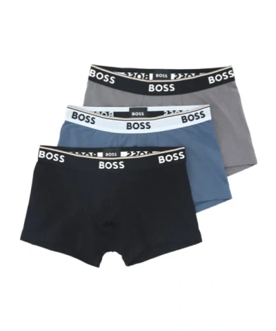 Hugo Boss Three-pack Stretch Bra In Black