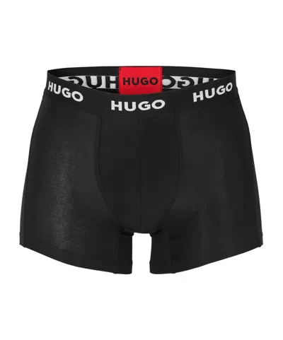 Hugo Boss Three Pairs Of Briefs In Black
