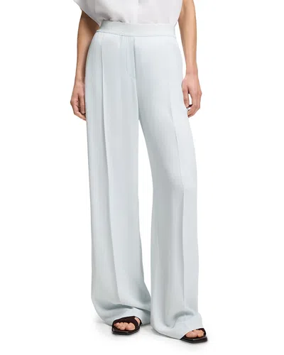 Hugo Boss Boss Tiana Pull-on Wide Leg Pants In Neutral