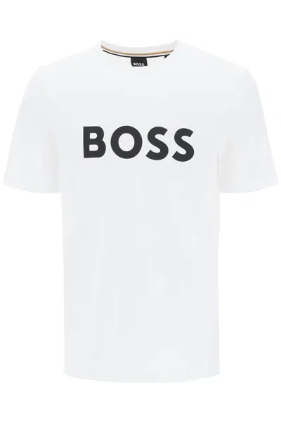 HUGO BOSS TIBURT 354 LOGO PRINT T-SHIRT