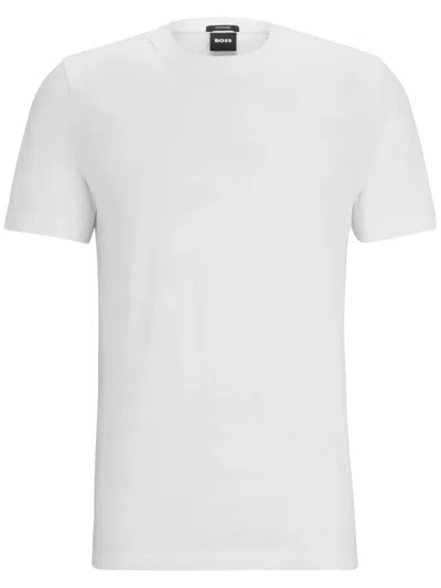 Hugo Boss Tiburt 355 Cotton T-shirt In White