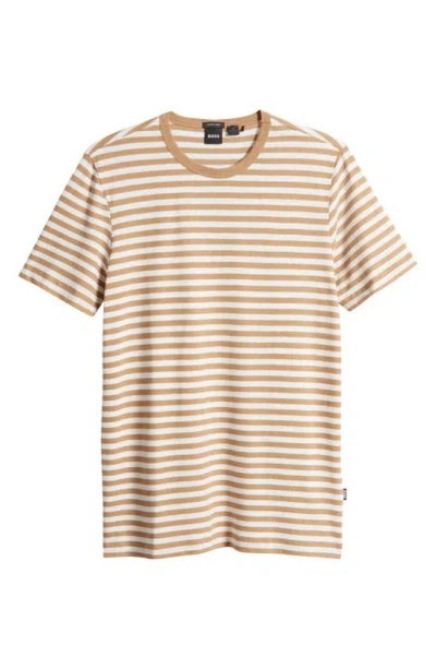 Hugo Boss Boss Striped T Shirt In Animal Print