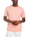 Hugo Boss Regular-fit T-shirt In Structured Mercerized Cotton In Open Pink