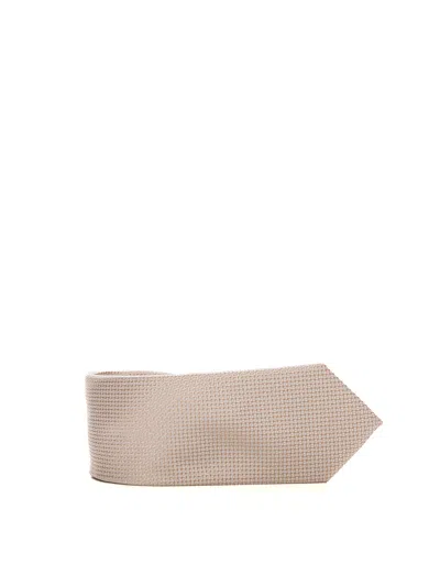 Hugo Boss Tie In Beige