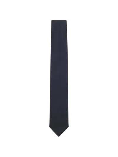 Hugo Boss Jacquard Woven Tie In Blue